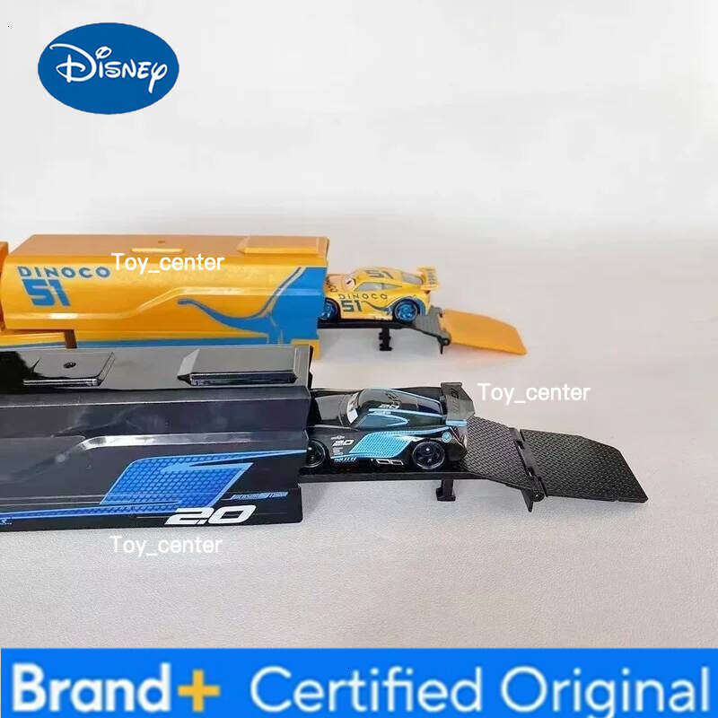 Disney Cars 3 Movie Jackson Storm Cruz Ramirez Transporter Truck Set Die-Cast Vehicle & Trailer Playset For Kids Parent-Child Toys Gift H260113