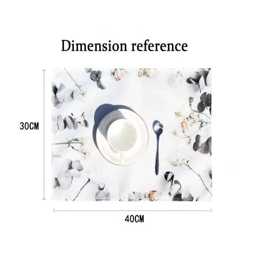 Home Decorative Limited Edition Kitchen Tablecloth Napkin Set Waterproof Christmas Tree Placemat Suitable for Dining Room Living Room Holiday Party