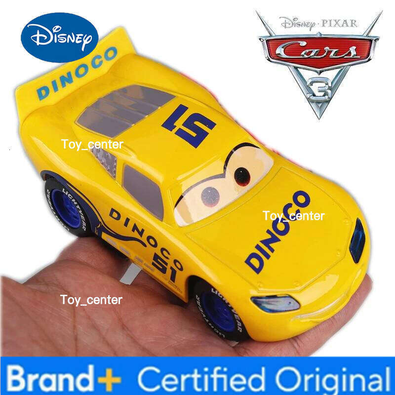 Disney Large Pixar Cars 3 Metal Black Storm Jackson Lightning McQueen Curz Sound And Light Car Toys Kids Birthday Christmas Gift H260113