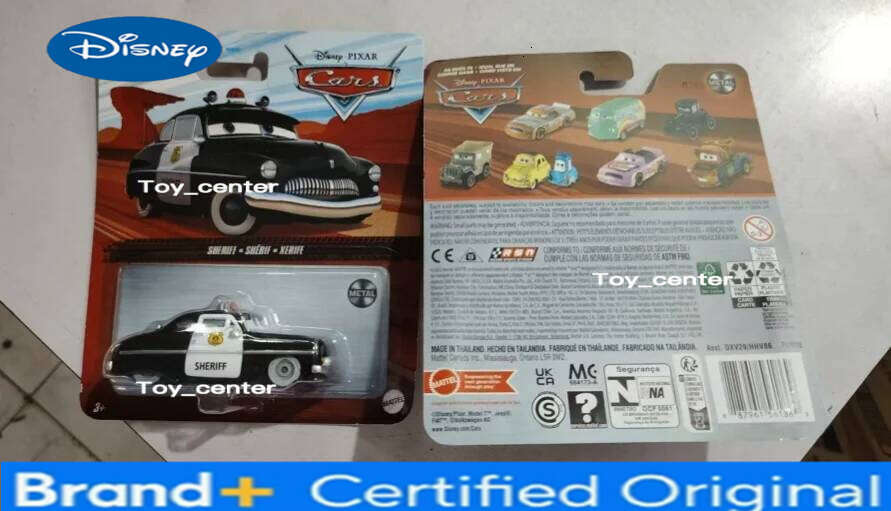 Disney x Mattel Cars Official Die-cast Metal Vehicles Lightning McQueen & Mater, Premium Collectible Toy Cars, Gift for Kids H260113