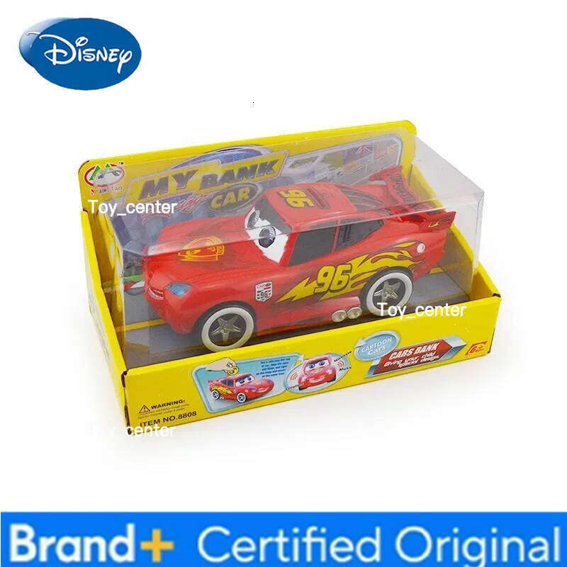 Disney Coin Car Story Savings Lightning McQueen Bank Cash Safe Box Money Plastic H260113