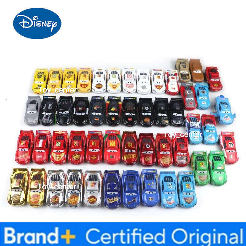 Disney Pixar 2 Lightning McQueen Model Car 1:55 Diecast Metal Alloy Toys For Kids Boys Christmas Gift Toy H260113