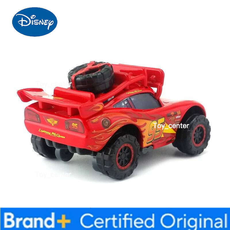 Disney Pixar Cars 2 Red Off-road High Foot Lightning McQueen 1:55 Diecast Metal Alloy Toys Car Boys Birthday Christmas Gifts H260113