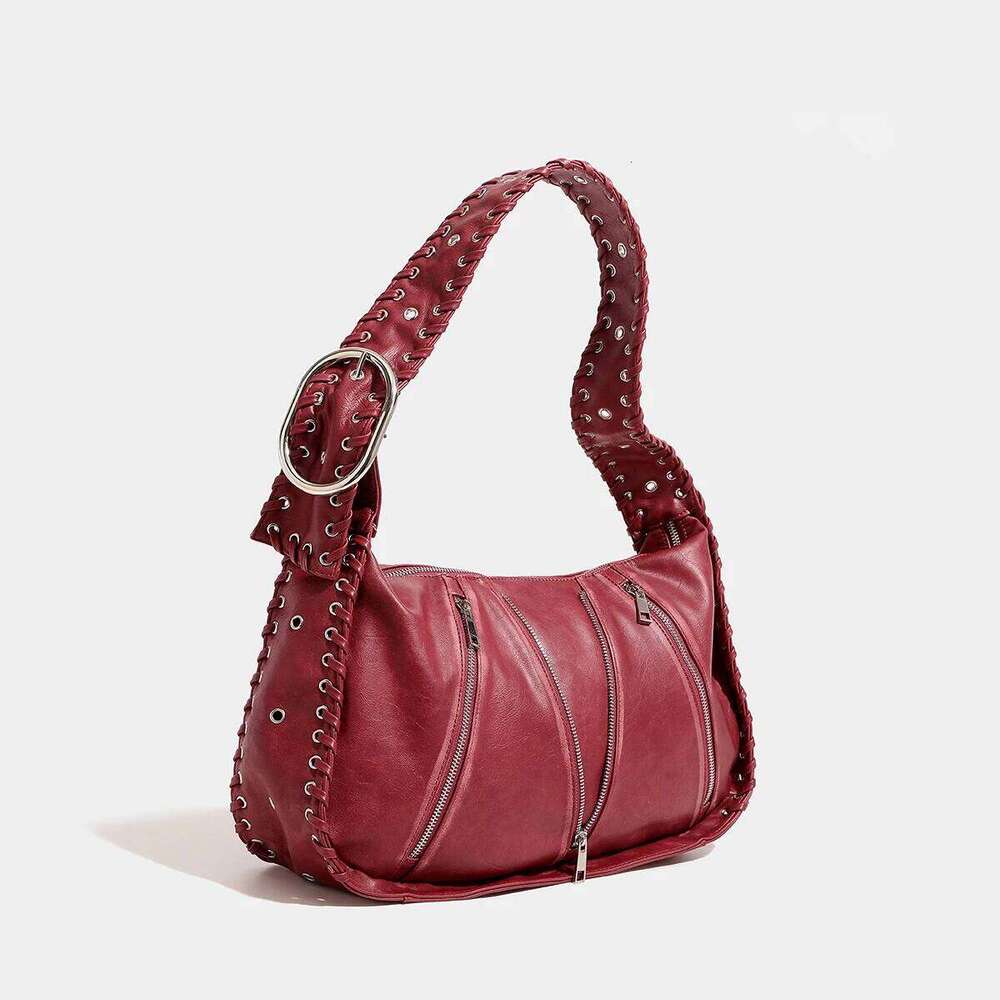 Vintage Weave Underarm Bags For Women Luxury Handbag Purse New In Large Capacity Wide Shoulder Straps Crossbody Kl928