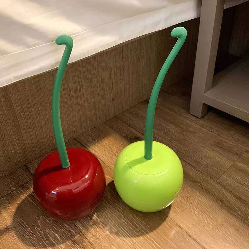 Home Cleaning Tool Creative Cherry Brush And Holder Nordic Bathroom Accessories For Living Room Bedroom Storage High-End Practical Goods
