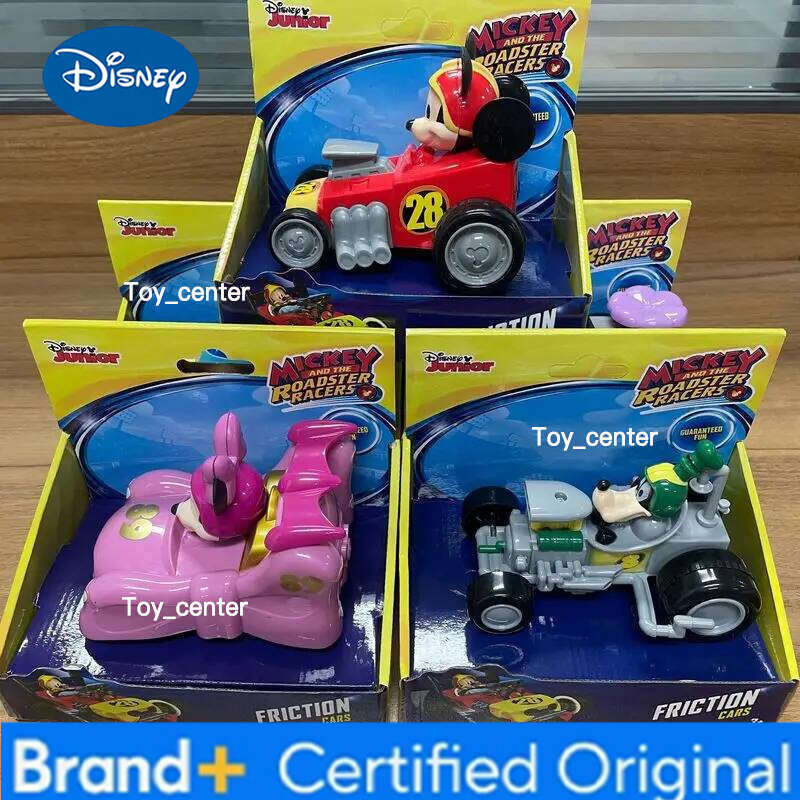 Disney Mickey Mouse Pull Back Toy Donald Daisy Duck Cartoon Figure Model Inertial Pull-Back Sports Car Kids Xmas Gifts H2601131