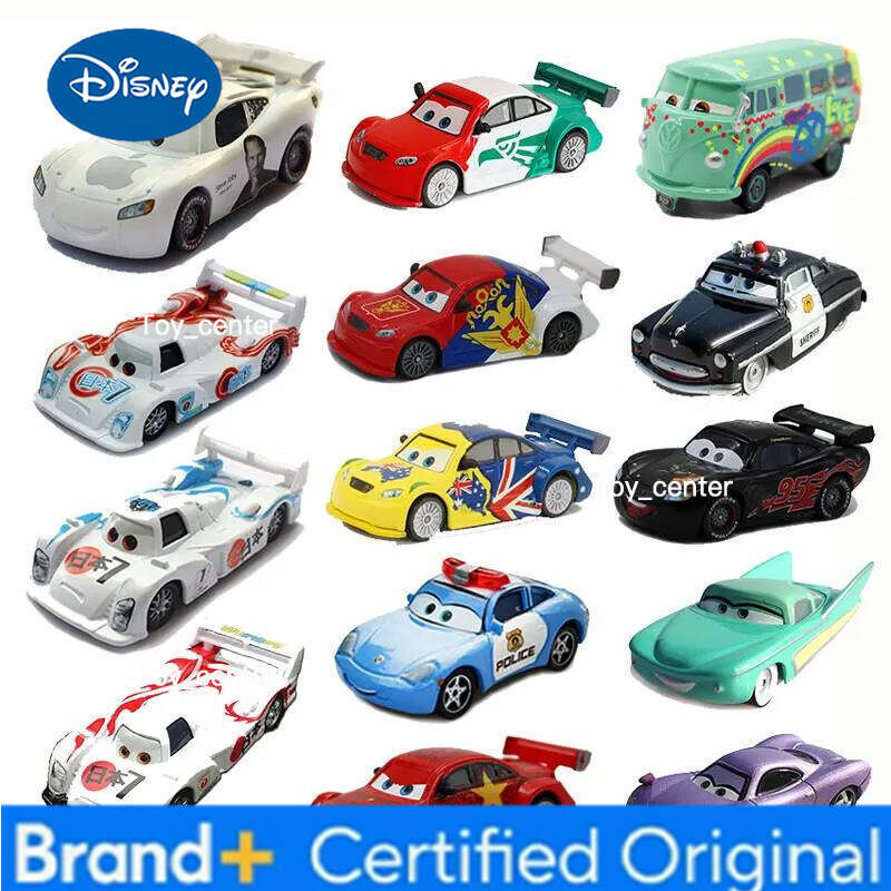 Disney Pixar 2 3 limited edition Jobs McQueen car Ice snow version Japan 7 Sally police Car1:55Alloy Cars Kids Toys H260113