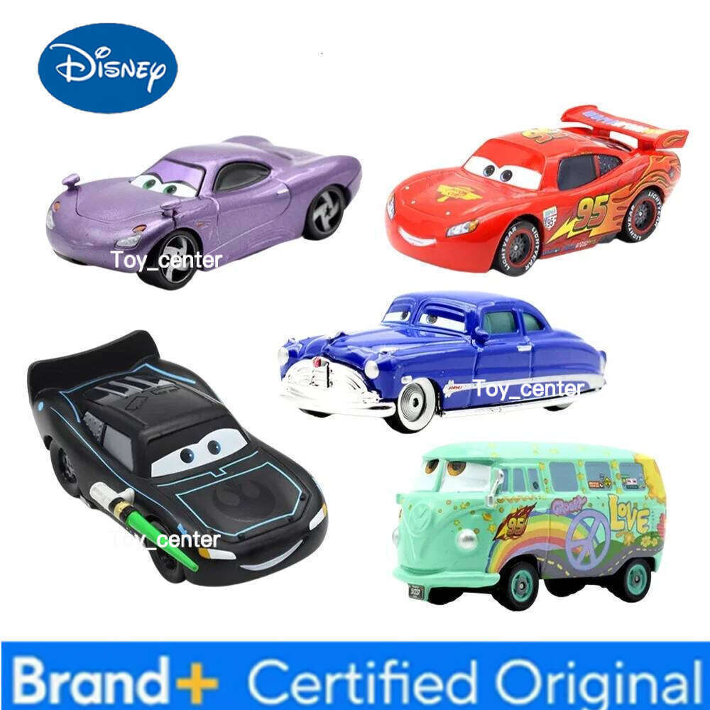 Disney IN STOCK 2026 Pixar Cars Lightning McQueen Mater 155 Metal Model Racing Car Toys Children's Birthday NEWYEAR Gifts H260113