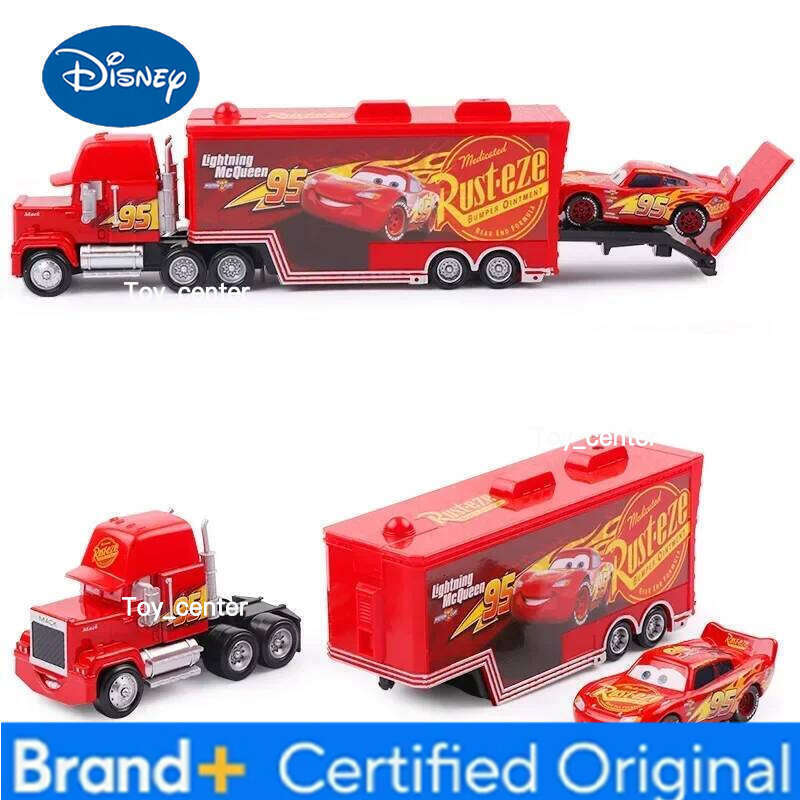 Disney Pixar cars Toy Racing Lightning McQueen Jackson Storm Mike Uncle Truck 1:55 Alloy Model Car combination Boy birthday Gift H2601131