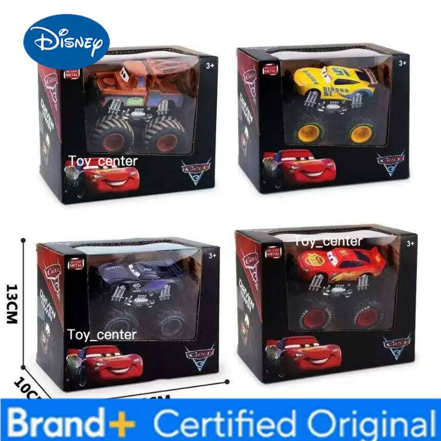Disney Hot Pixar Cars Toy Set with Lightning McQueen Jackson Storm Mack - Pull-Back Truck Models Children's Play Vehicles Gift H260113