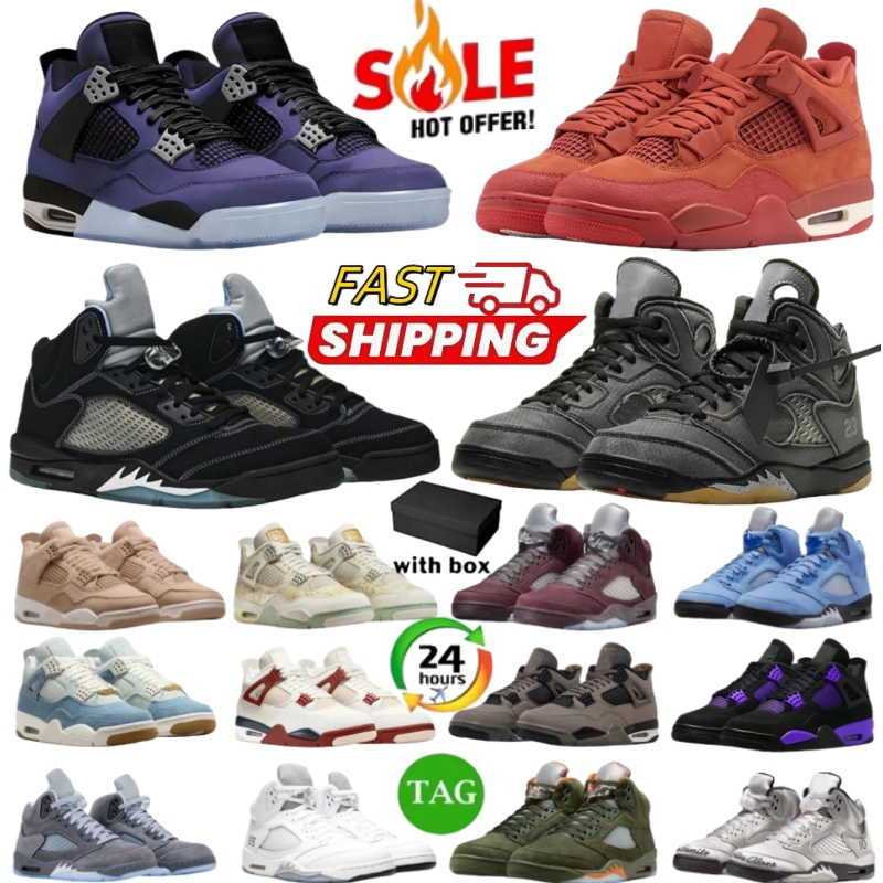 2026 Designer shoes 4s basketball shoes 4 Pizza Black Cat Worn Blue White Cement Black Meatllic Black Cool Grey Concerd Flu Game mens sneakers womens runner trainers