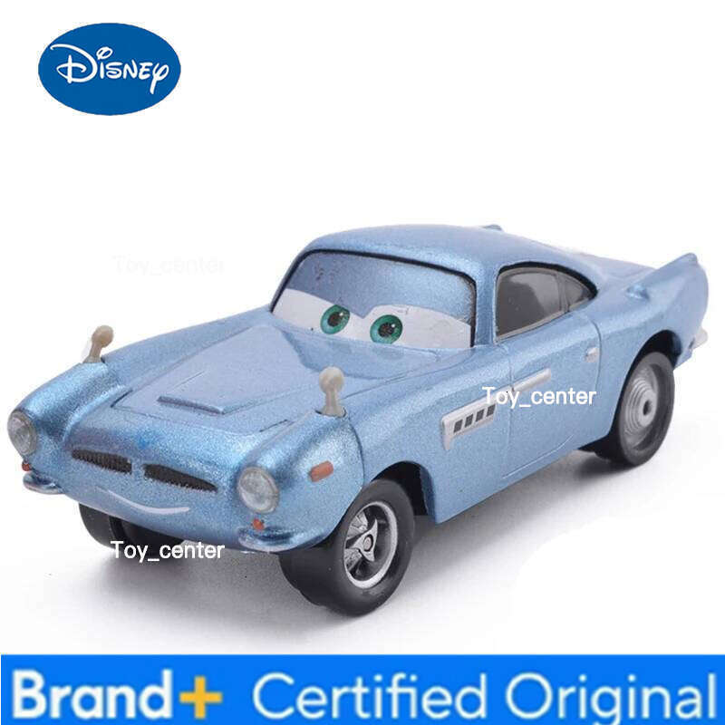 Disney 1:55 Pixar Cars Finn McMissile Litchi Miles Axeirod Flo Sheriff Sarge Guido luigi alloy toy car model children's toys H260113