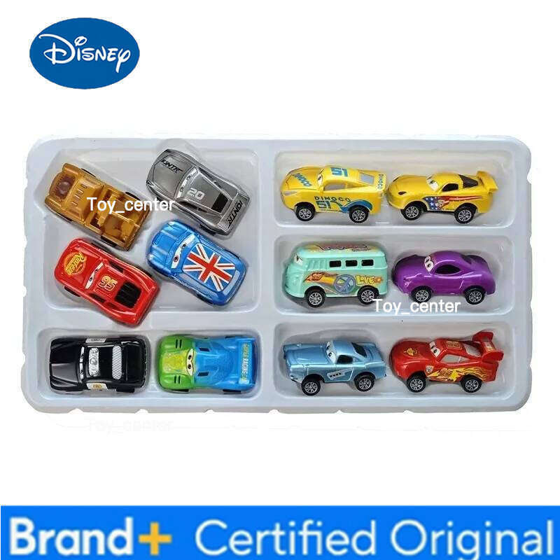 Disney New Pixar 3 Rebound Cars 12 Piece Series Lightning McQueen Jackson Storm Plastic Car Model Toy Boutique Gift Box H2601131