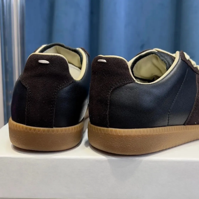 quality german mm6 army shoes sneakers gum gats trainer paint trainers gat sneaker black grey white painter nude patent brown nutmeg wens mensJ260516