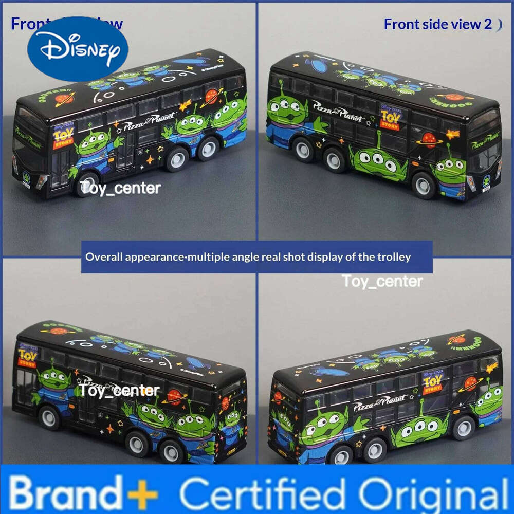 Disney HongKong Limited Edition Crossover Toy Story & Stitch Themed Taxi, Collectible Alloy Diecast Car Model H260113