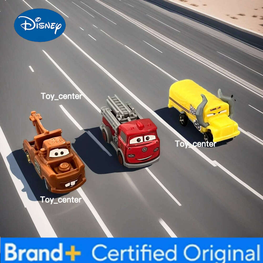 Disney 3 Pcs Blind Box Diy Mini Cars Surprise Toy for Kids H260113