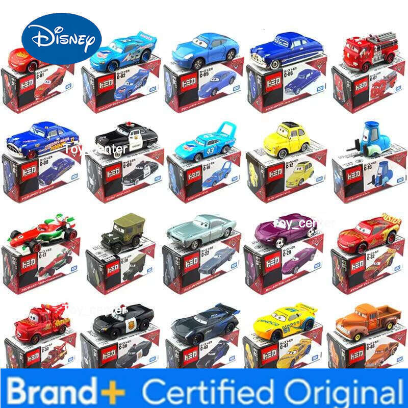 Disney In Stock Original TOMICA Cars Series Alloy Model Lightning Mcqueen Mater Collection Decoration Surprise Gift Toy Car H260113