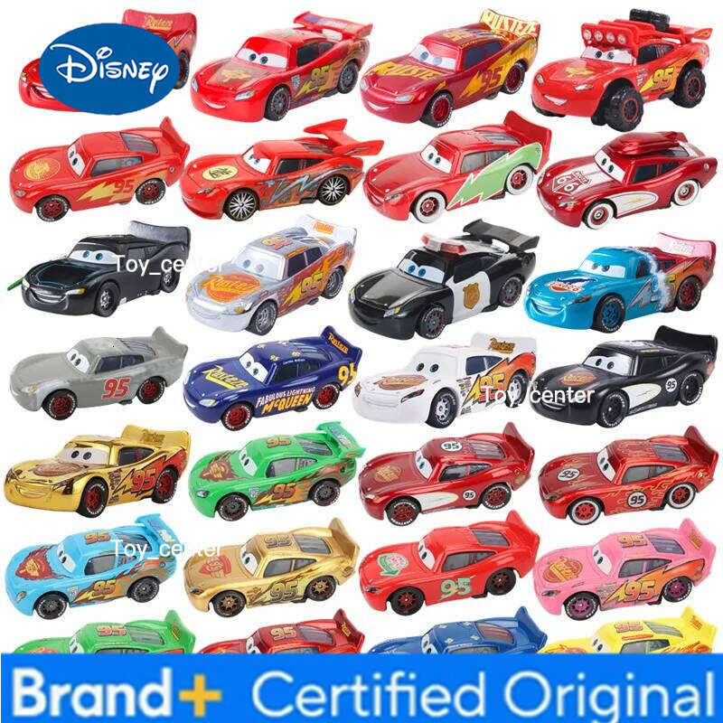 Disney Boy's Pixar Cars Full Series racing Lightning McQueen 1:55 Metal Diecast Kids Toy Car Christmas gift H260113