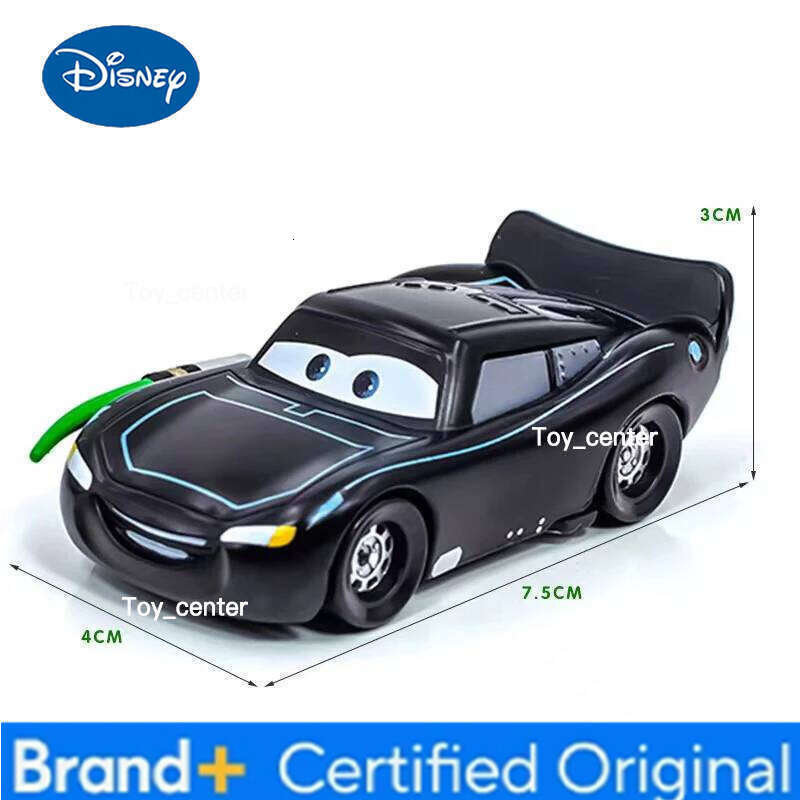 Disney Racing Mobilization Matte Black Star Warrior McQueen Car Cartoon Model Piston Cup Set Children's Birthday Gift Toy H260113