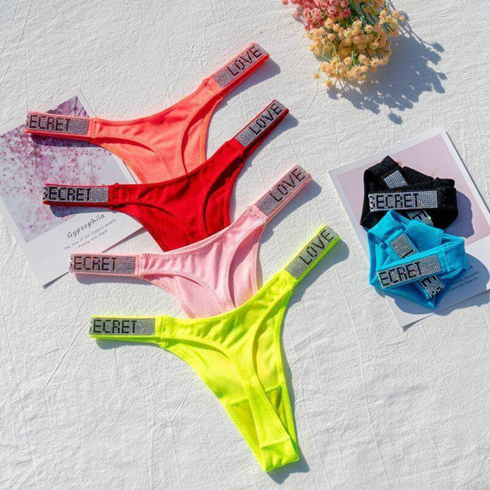 Victoriasecret underpants Designer tanga Women Victoriasecret Designer Bra Style With Rhinestone Shoulder Straps Smooth Comfortable Large Option d5c