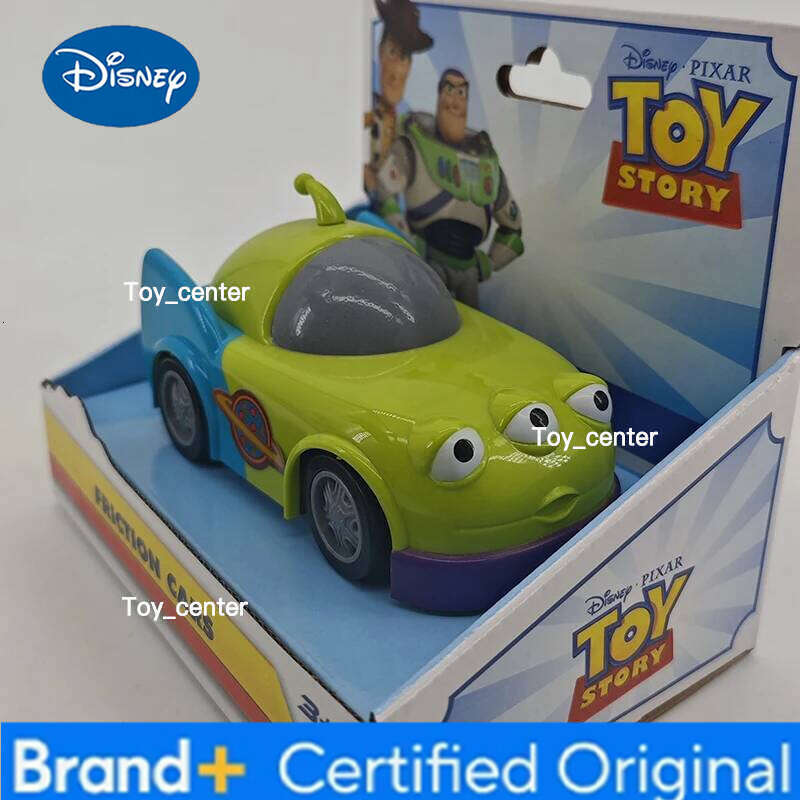 Disney Toy Story Cartoon Buzz Lightyear Woody Jessie Rex Alien Model Inertial Pull-back Free Wheel Car Toys For Kids Boy Gifts H2601131