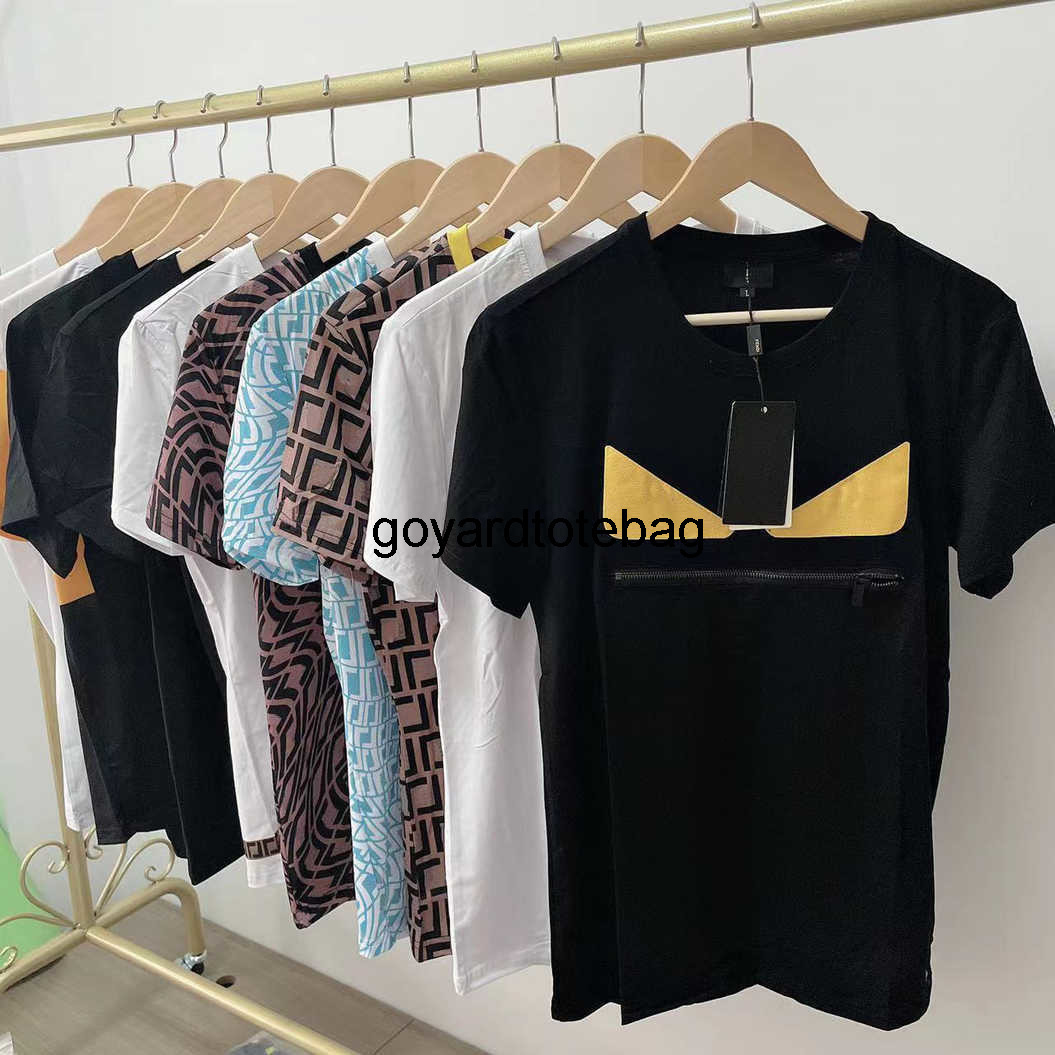 F Short Print With Mens Designers Summer T Letters Shirt Man Sleeves Womens tshirt Shirts Men Loose Tees Asian size M-XXXL 8E1E fendily Y33O YZ94
