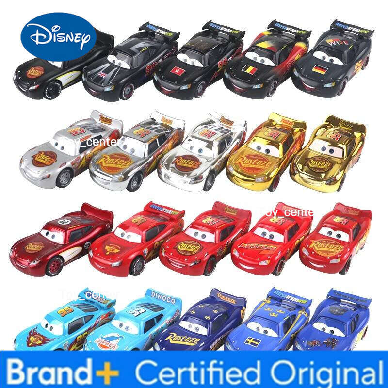 Disney Pixar 2 Lightning McQueen Model Car 1:55 Diecast Metal Alloy Toys For Kids Boys Christmas Gift Toy H260113