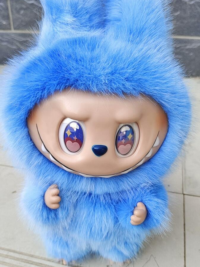 38cm Monsters Long-eared Custom Version Vinyl Plush Doll Blind Box Collectible Toy Figure Statue Home Decor QIAOWANTONG