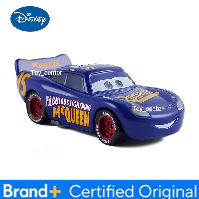Disney Pixar Cars 95-3rd Generation Blue Metal Diecast Car 1:55 Lightning McQueen Boy Girl Gift Collection Toy H260113