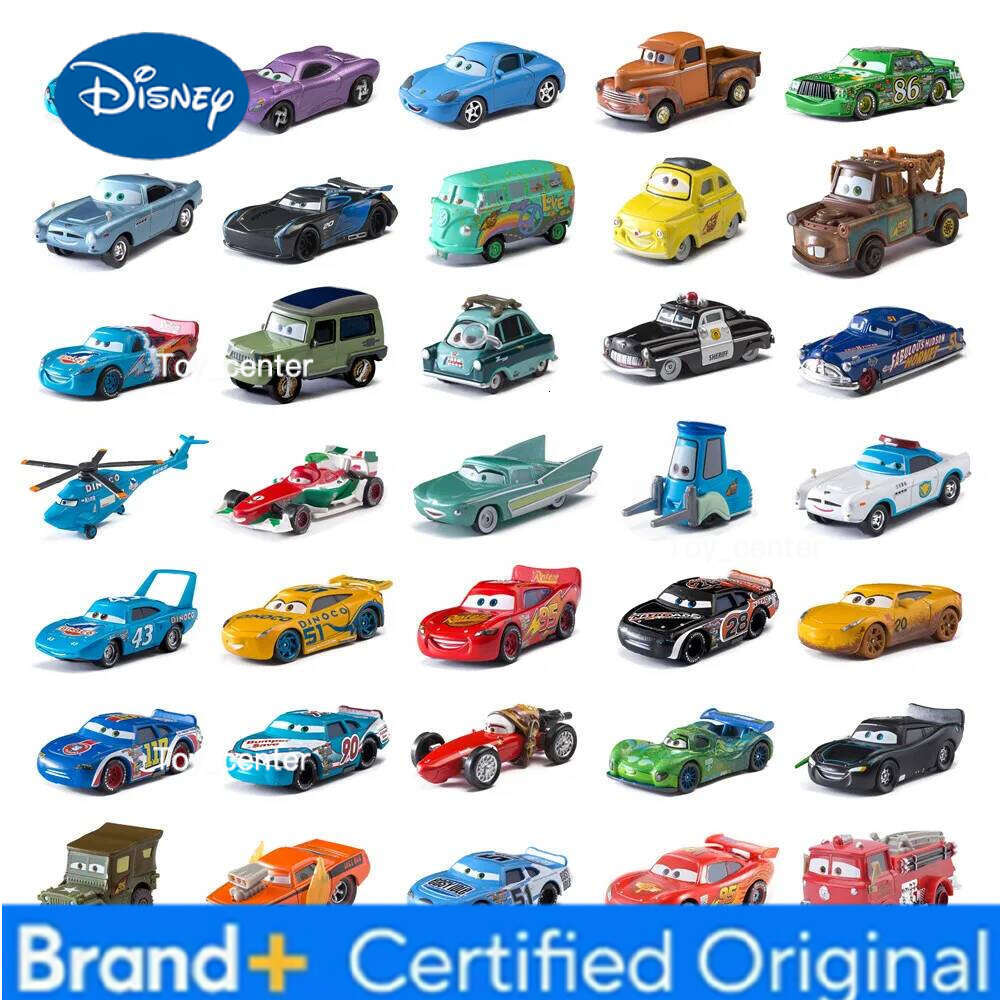 Disney 2025 New Pixar Car 3 Lightning McQueen Jackson Storm King's Tooth 1:55 die-cast alloy model Children's toy gift H260113