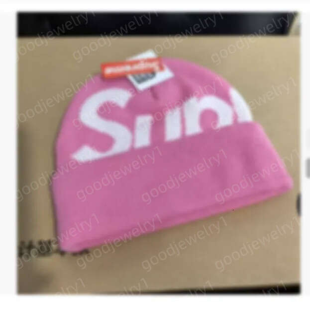 High Quality Supremely Boxer Beanie Luxury Designer Sup 18Fw Big 3M Cold Wavy Logo Unisex Knit Hat Beanie/Skull Caps 48D B41 332