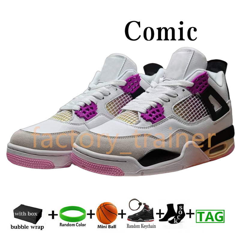 2026 Designer New basketball shoes 4 Black Cat Worn Blue White Cement Black Meatllic Black Cool Grey Concerd Flu Game mens sneakers womens runner trai