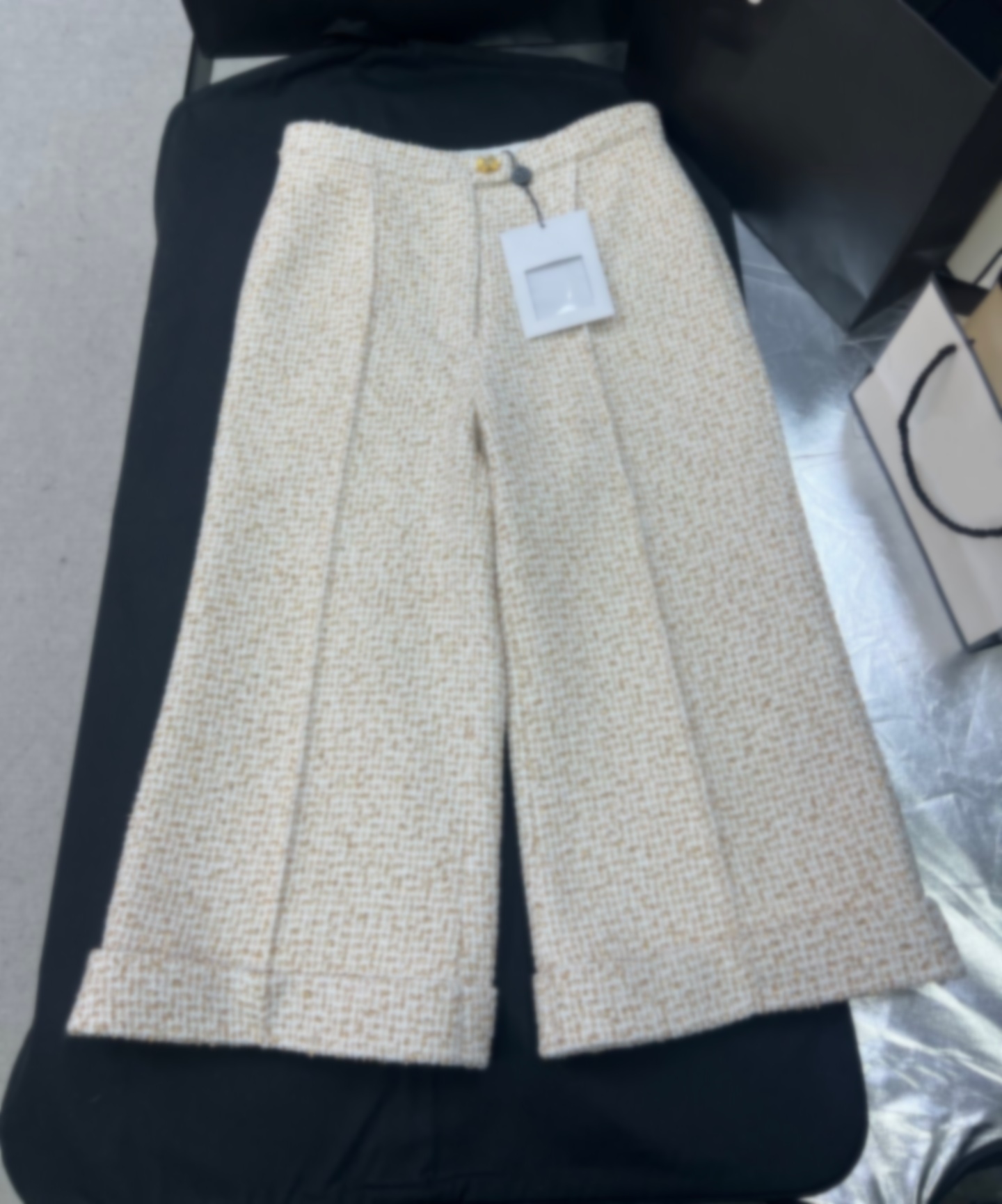 Chan 2026 new pants women designer clothes women high quality womens straight pants womens short pants designer pants women wide-leg pants shorts women tweed shorts