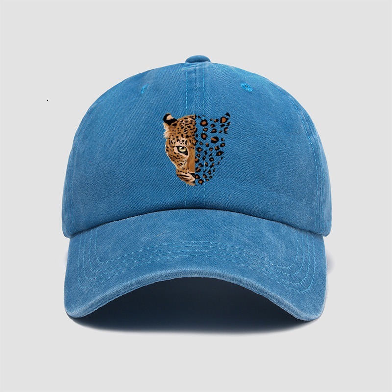 Luxury Brand Designer Cap Leopard Print Hat Vintage Dad Hat Men's Retro Export Baseball Cap Hot-Selling Soft Top Sun Hat