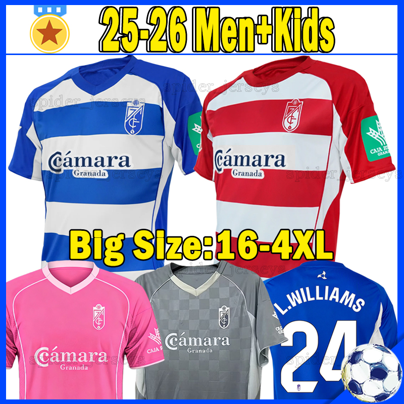 XXXL 4XL 25 26 Granada CF Soccer Jerseys Retro 1997 2005 J.PASCUAL JOSE MANUEL P.ALEMAN A.SOLA 2025 2026 PABLO S. RODELAS R.ALCARAZ Men Uniforms Football Shirts kids kits
