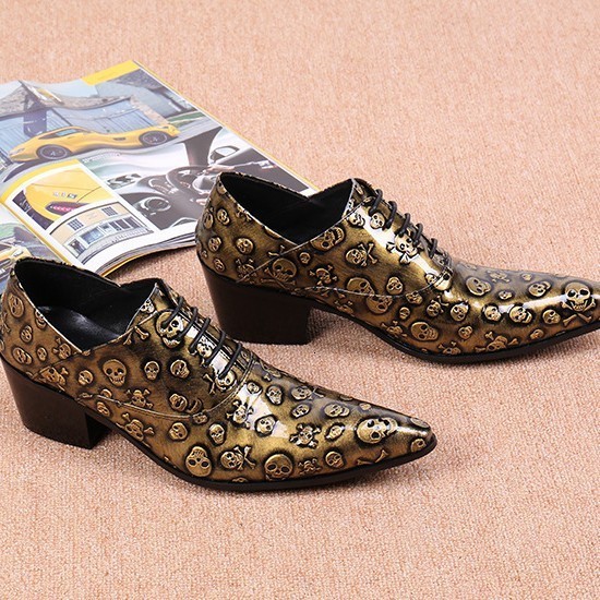 Summer British Style Casual Leather Shoes Formal Mens Shoes Breathable Business Youth Pointed Lace-up Mens Height-increasing Shoes 201015