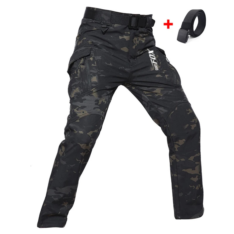 DIRTFOX Cycling Long Pants Men Mountain Bike Trousers Motocross Bicycle Tactical Cargo Bottoms Mtb Enduro Pant Pantalon Ciclismo 260109