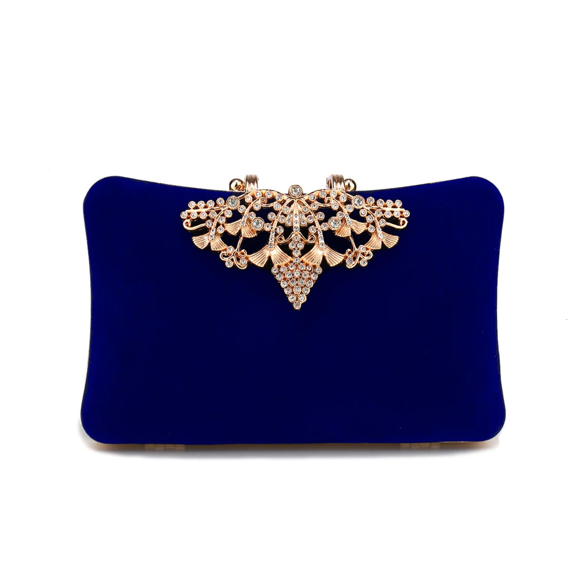 Golden Metal Chain Clutch Diamonds Sequined Evening Bags Shiny Casual Glitter Lady Handbags Silver 260114