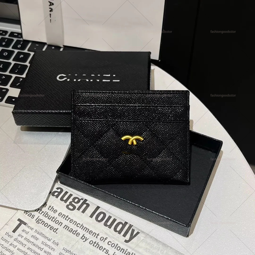Designer Credit ID Card Holder Purse Luxury Sheepskin Leather Wallet Money Bags Plaid Cardholder Case for Men Women Handbags accessories Mini Bag 0ae
