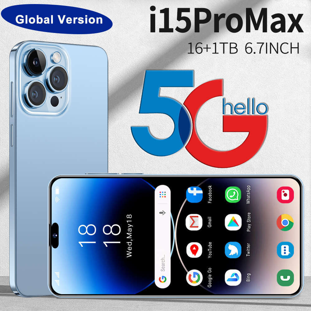Famous brand new i15 ProMAX cross-border Android phone 16+1T foreign trade smartphone all-in-one machine source factory CKS