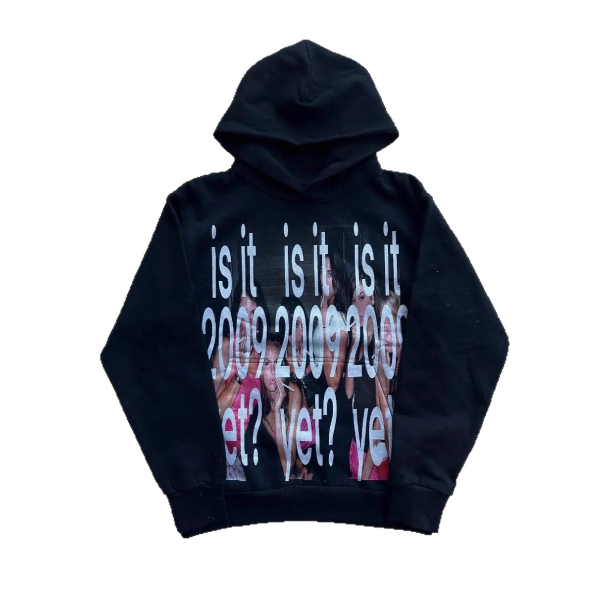 Luxury Brand Designer Clothing 2026 New Style American Retro Hargajuku Street, Dark Hip-hop High Street Design, 3D Printing Zipper Coat Loose Sweatshi