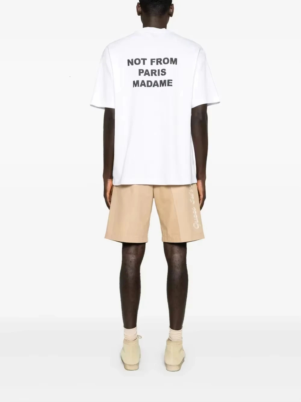 Not From Paris Madame T-Shirt Cotton T-Shirt Letter Printing Short Sleeve T-Shirt Mens Clothing Y2k Top Unisex Top 260109
