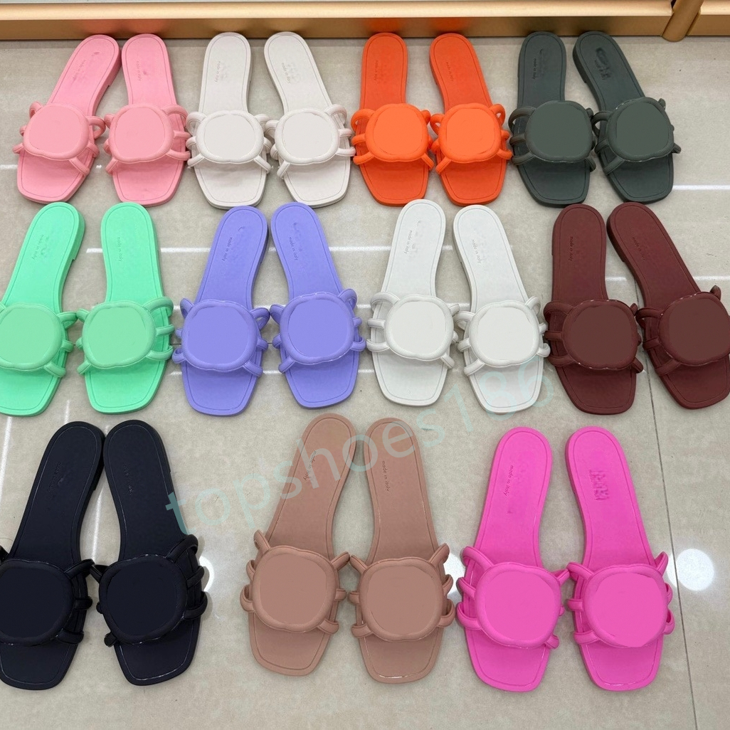 designer sandals woemn Slippers Summer suede calfskin Mule Women Men Flat Slippers Fashion beige Indoor Slide Beach Sandals chamois Casual mule Boken wool slippers