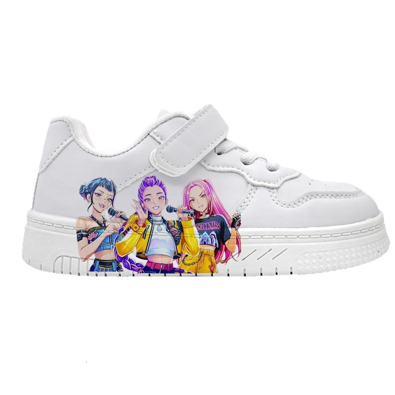 Childrens Student Fashion Casual Shoes Kids KPOP White Sport Shoes Boys Girls Anti-slip Outdoor Breathable Sneakers 251218