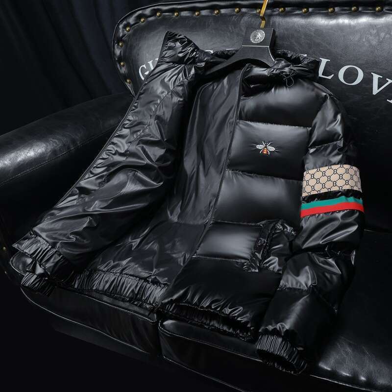 2025 Winter New Hooded Slim Fit Fashionable Warm Youth Coat Men's Down Jacket