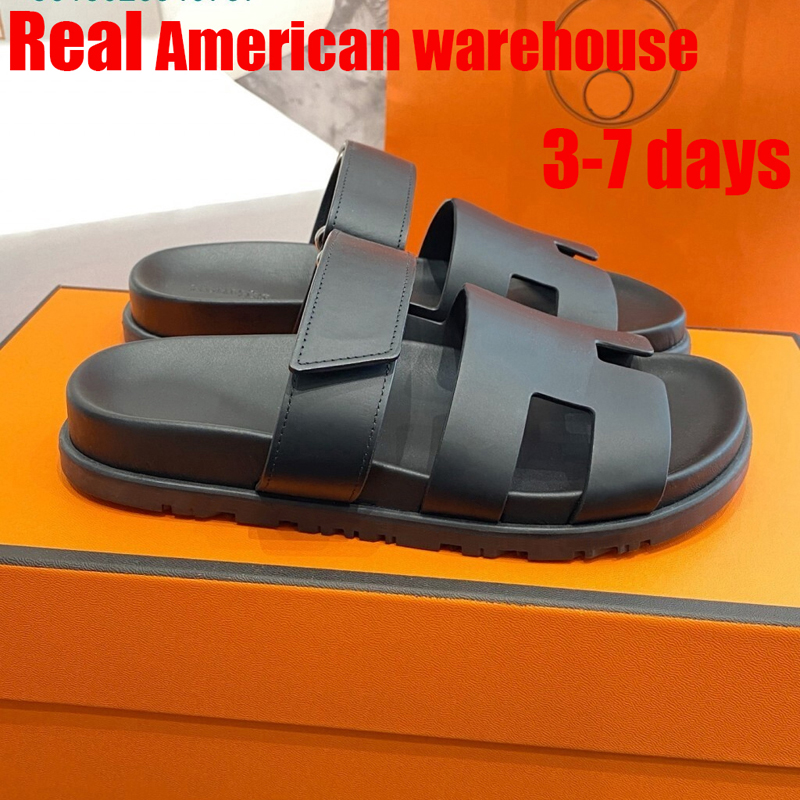 Chypre sandals with box Designer sandale plush slippers Oran sandals Best Quality Sliders Luxury Outwear Leisure Vacation beach flat bottom sandale slides