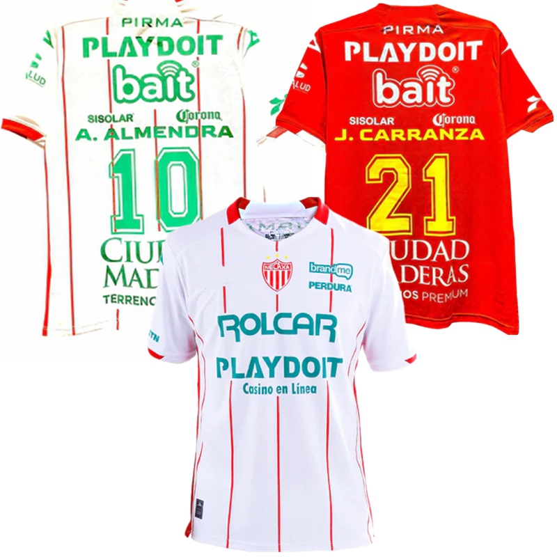 2025 2026 Club Necaxa Soccer Jerseys A.ALMENDRA K.GUTIERREZ J.CARRANZA BADALONI K.ROSERO A.PENA P.PEREZ D.CAMBINDO A.PALAVECINO football shirt