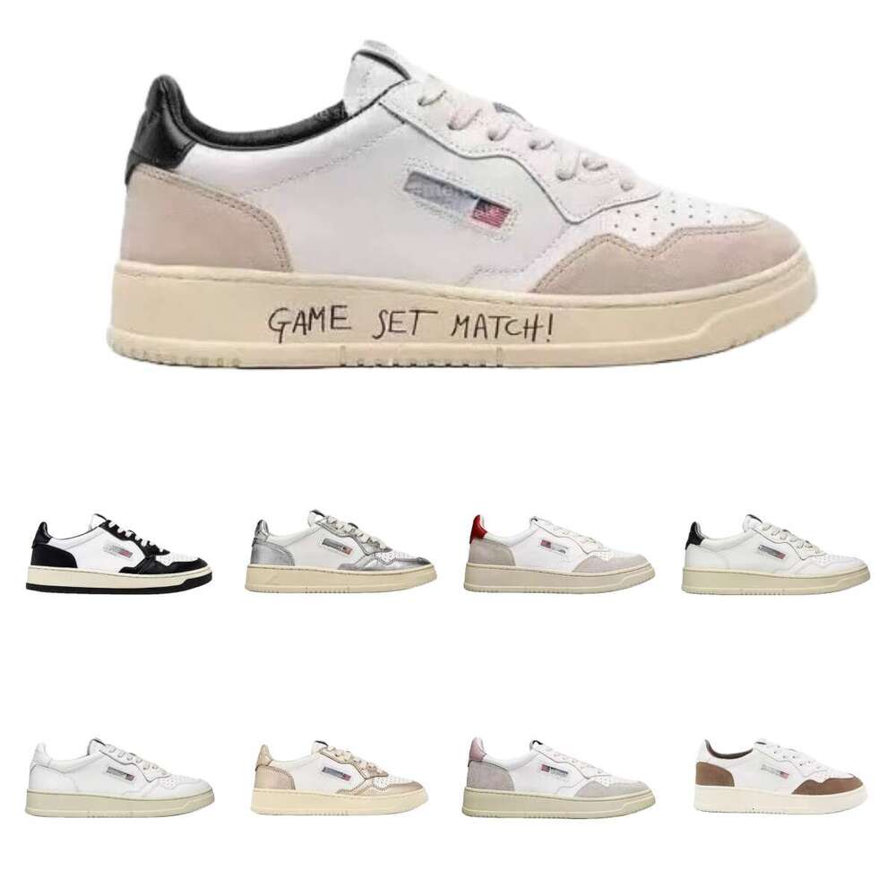 Autrylys Designer Shoe Casual Shoes USA Medalist Platform Sneakers Upper Two-Tone Pink Black Golden Panda Lows Action Loafers Men Trainers