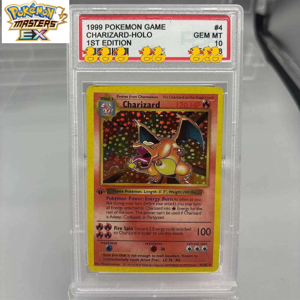 DIY PTCG Collection 1999 POKEMON 1ST EDITION BULBASAUR 24/102 Copy 10Points Rating Card Anime Game Gift L260114
