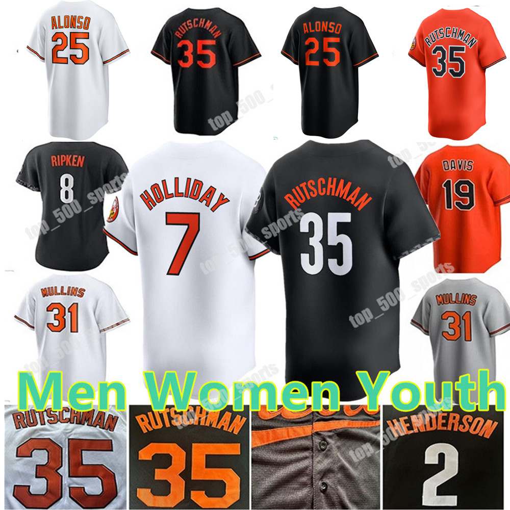 Custom Adley Rutschman Pete Alonso Jersey Gunnar Henderson Jackson Holliday Mullins Ryan Mountcastle Corbin Burnes Felix Bautista Hays Means Baseball